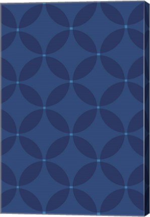 Framed Cool Blue 4 Print