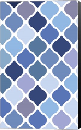 Framed Cool Blue 6 Print