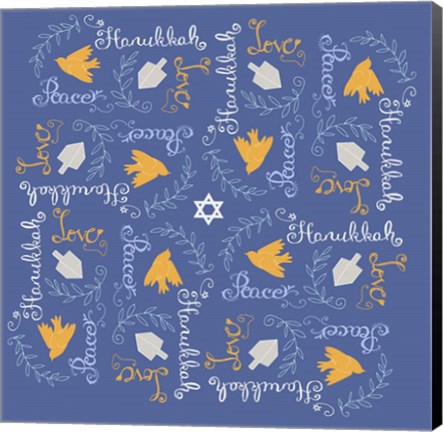 Framed Hanukkah 4 Print