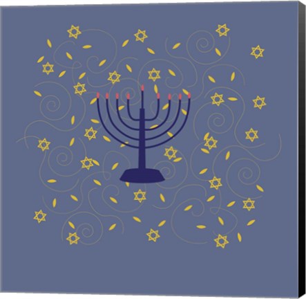 Framed Hanukkah 5 Print