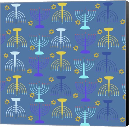 Framed Hanukkah 6 Print