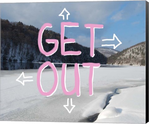 Framed Adirondack Get Out Print