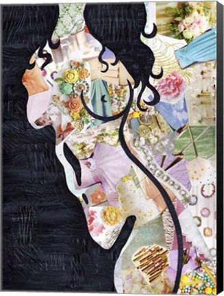 Framed Brunette Print