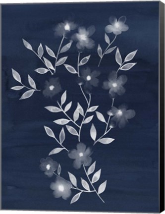 Framed Flower Cyanotype I Print