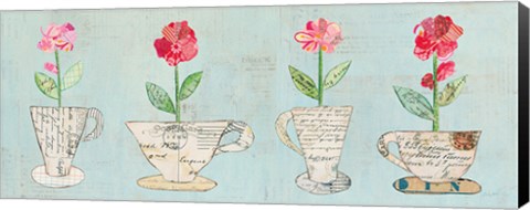Framed Teacup Floral V Print