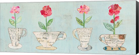 Framed Teacup Floral V Print