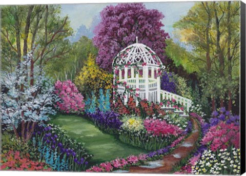 Framed Paradise Garden Print
