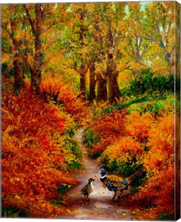 Framed Pheasant Road Print