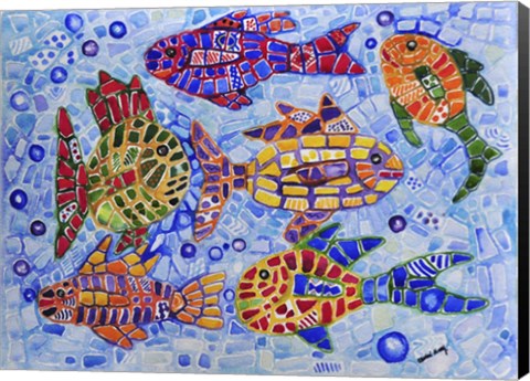 Framed Tropical Fish Print