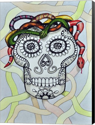 Framed Serpientes Print