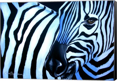 Framed That Zebra Look Print