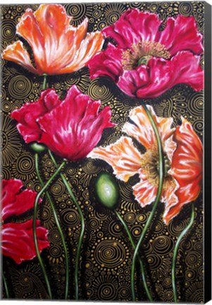 Framed Iceland Poppies Print