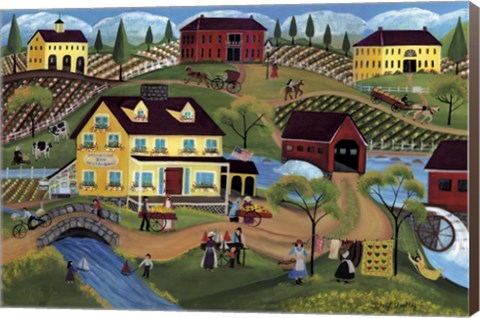 Framed Brookside Inn Restaurant Print