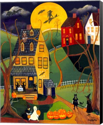 Framed Halloween Trick or Treat Print