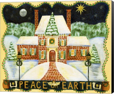 Framed Peace on Earth Lang Print