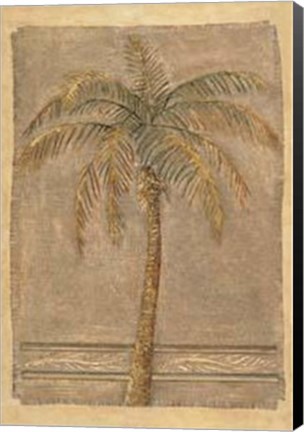 Framed Jute Palm II Print