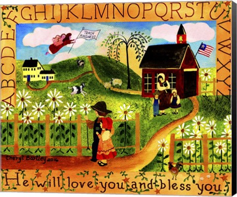 Framed He Will Love you and Bless You Print