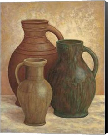 Framed Andre Mazo - Vasi di Terracotta Size 32.75x41 Print