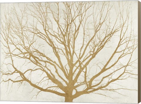 Framed Golden Tree Print