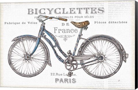 Framed Bicycles II Print