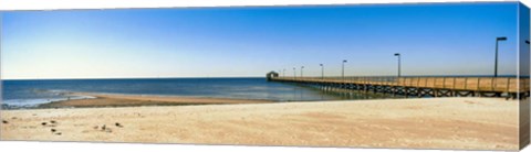 Framed Pier in the sea, Biloxi, Mississippi Print