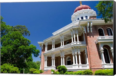 Framed Longwood&#39; house built in Oriental Villa style, 1859, Natchez, Mississippi Print