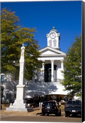 Framed Lafayette County Courthouse, Oxford, Mississippi Print