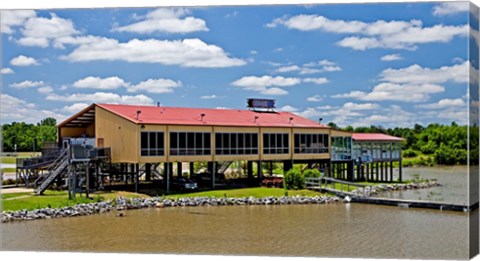 Framed Local Restaurant in Columbus, Tombigbee Waterway, Mississippi Print