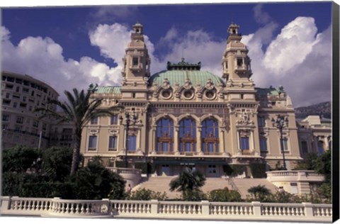 Framed Monte Carlo Casino, Monaco Print