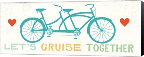 Framed Lets Cruise Together II Print