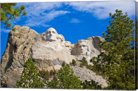 Framed South Dakota, Mount Rushmore National Memorial Print