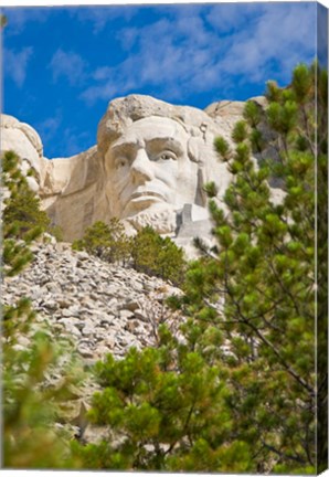 Framed Abraham Lincoln, Mount Rushmore, South Dakota Print