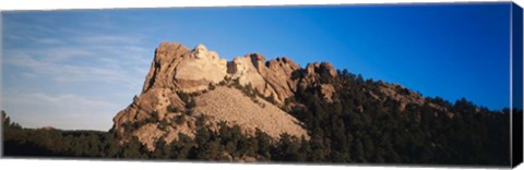 Framed View of Mount Rushmore National Memorial, Keystone, South Dakota Print