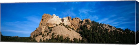 Framed Mt Rushmore National Monument and Black Hills, Keystone, South Dakota Print