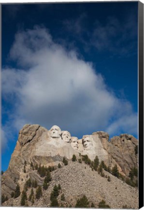 Framed USA, South Dakota, Black Hills, Mount Rushmore National Memorial Print