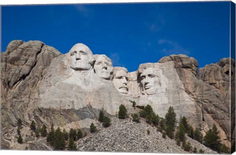 Framed Mount Rushmore National Memorial, South Dakota Print