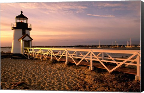 Framed Massachusetts, Nantucket Island, Brant Point Print