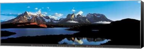 Framed Anonymous - Torres Size 39.5x13 Print