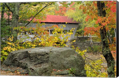 Framed Albany Bridge, White Mountain Forest, New Hampshire Print