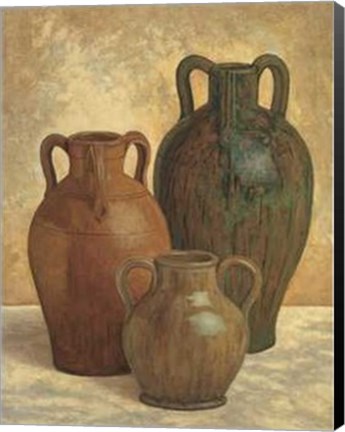 Framed Andre Mazo - Composizione di Vasi Size 32.75x41 Print
