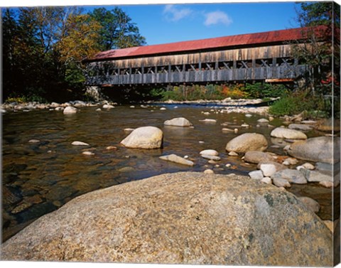 Framed Albany Covered Bridge, White Mountain National Forest, New Hampshire Print