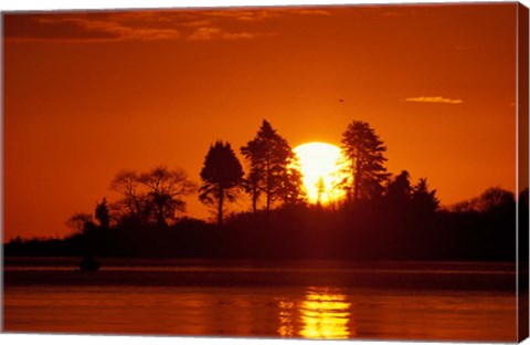 Framed Sunrise over Odiorne Point, New Hampshire Print