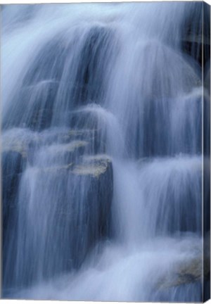 Framed Stairs Fall, Bumpus Brook, White Mountain National Forest, New Hampshire Print