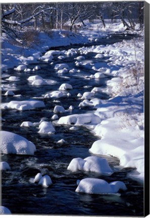 Framed Wildcat River, White Mountains, New Hampshire Print