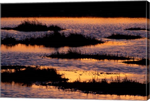 Framed Great Bay at Sunset, New Hampshire Print