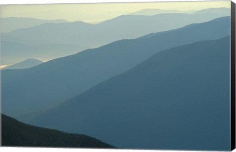 Framed Ridges of the Carter Range from Lion Head, White Mountains National Forest, New Hampshire Print