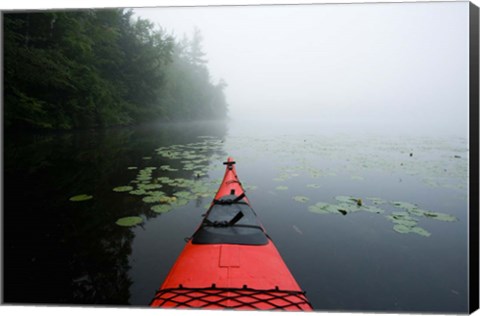 Framed Mirror Lake, Woodstock New Hampshire Print