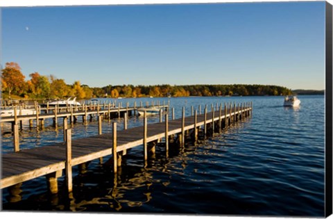 Framed Lake Winnipesauke, Wolfeboro, New Hampshire Print