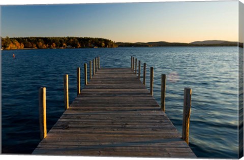 Framed View of  a Lake, New Hampshire Print