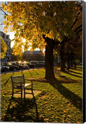 Framed Late afternoon, Hanover, New Hampshire Print